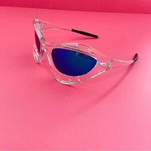 Steampunk chunky futuristic racing Running Fashion Sunglasses Glasses